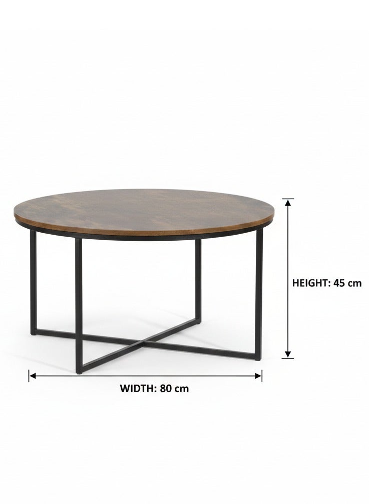 Home gallery Side Table - Brown 45X80X80 - Image 1